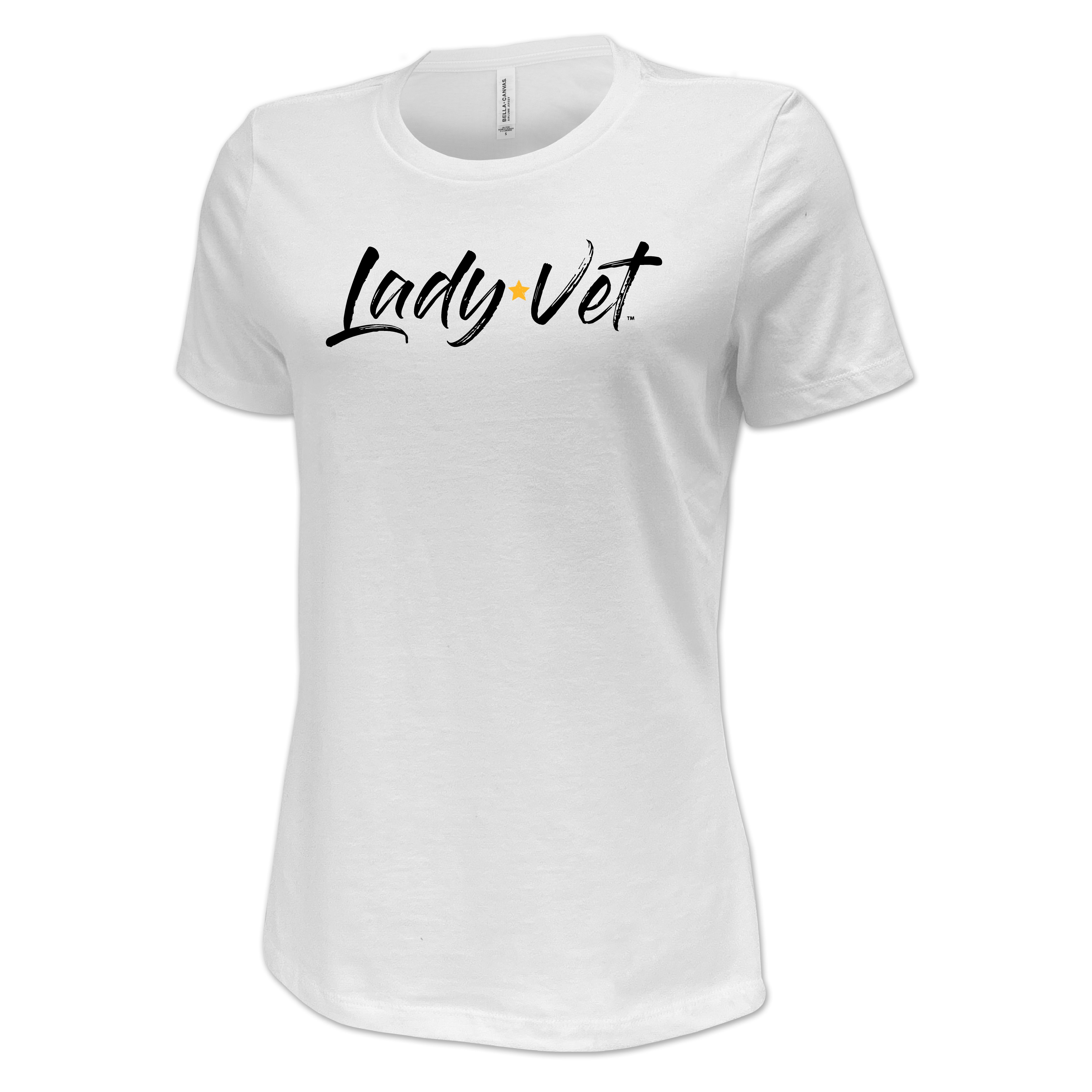 Army Lady Vet Full Chest Logo Ladies T-Shirt