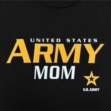 Load image into Gallery viewer, Ladies United States Army Mom T-Shirt (Black)