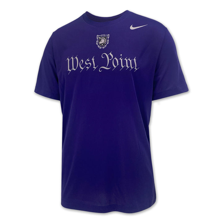 Army Nike 2025 Rivalry West Point Dri-Fit Legend T-Shirt (Purple)