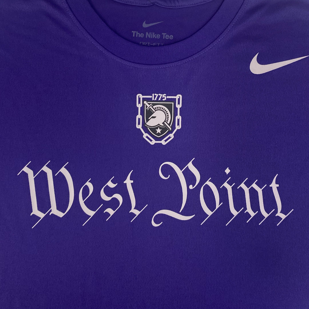 Army Nike 2025 Rivalry West Point Dri-Fit Legend T-Shirt (Purple)