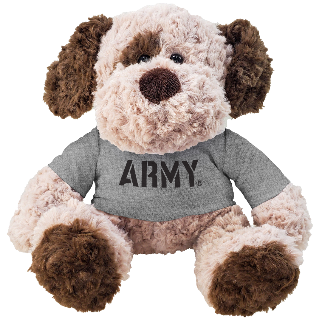 Army Patches Plush Dog
