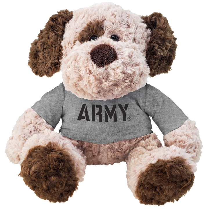 Army Patches Plush Dog