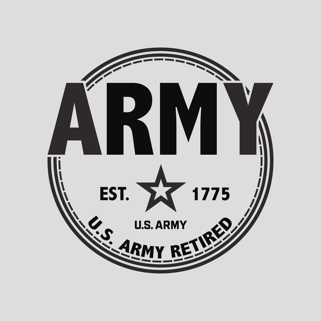 Army Retired Ladies T-Shirt