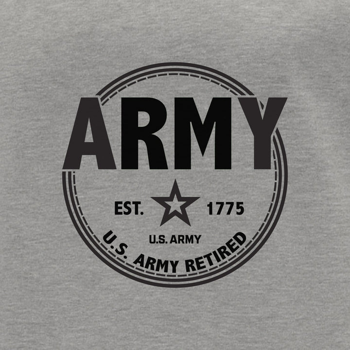 Army Retired Left Chest Crewneck