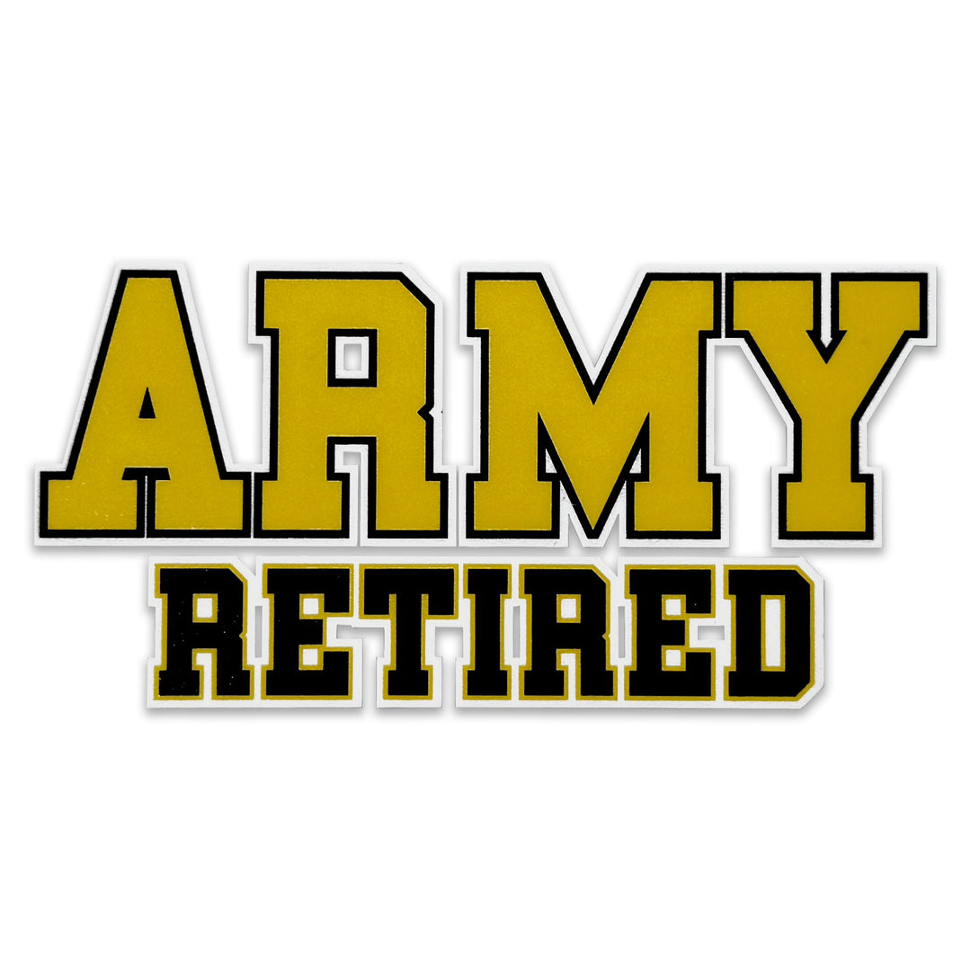 Army Retired Decal