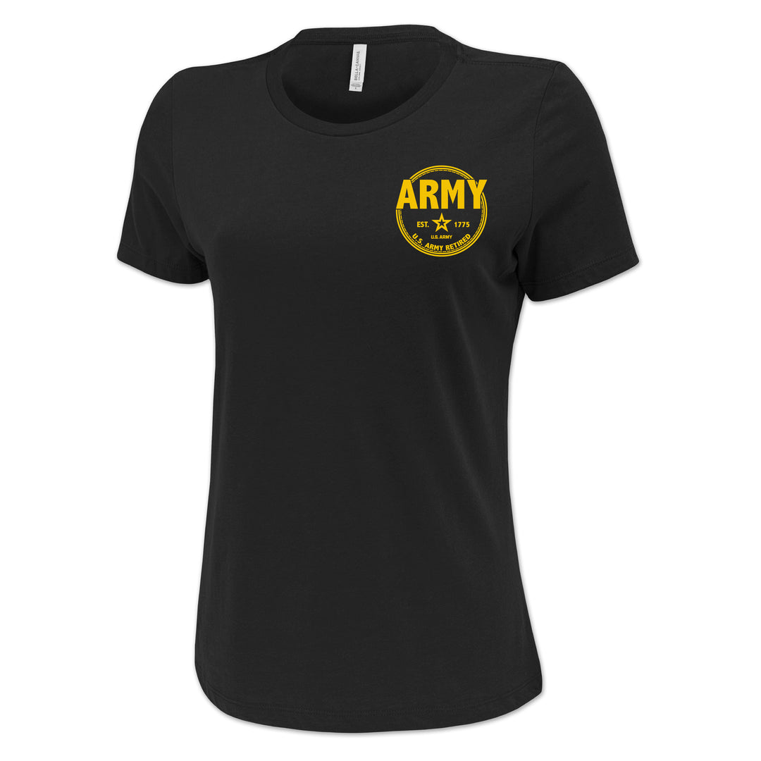 Army Retired Ladies T-Shirt