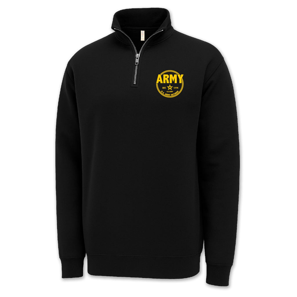 Army Retired Left Chest 1/4 Zip