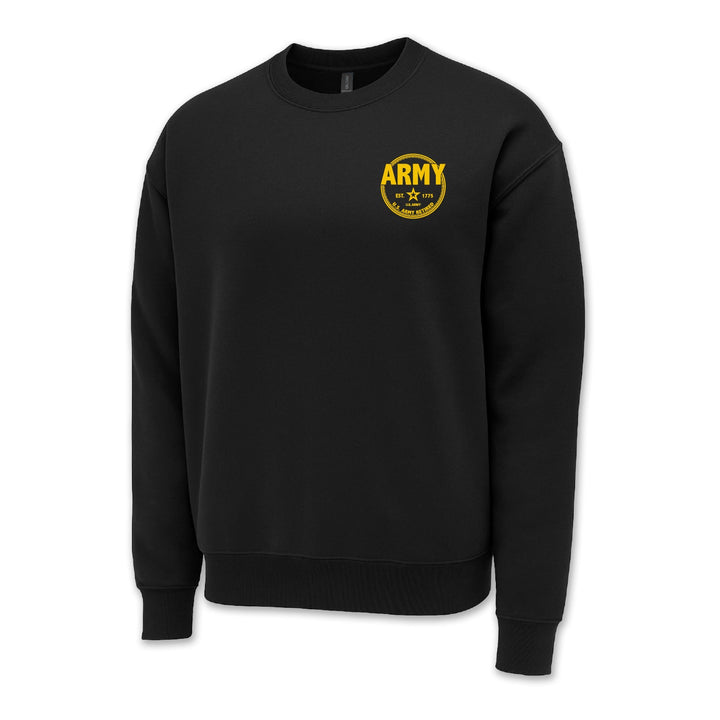 Army Retired Left Chest Crewneck
