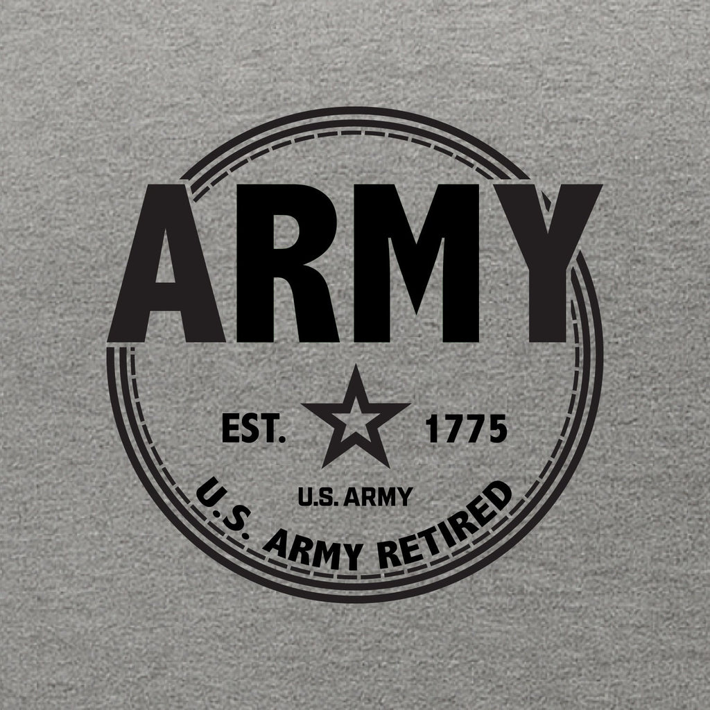 Army Retired Left Chest Hood