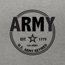 Load image into Gallery viewer, Army Retired Left Chest Hood