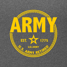 Load image into Gallery viewer, Army Retired Left Chest Performance Hood