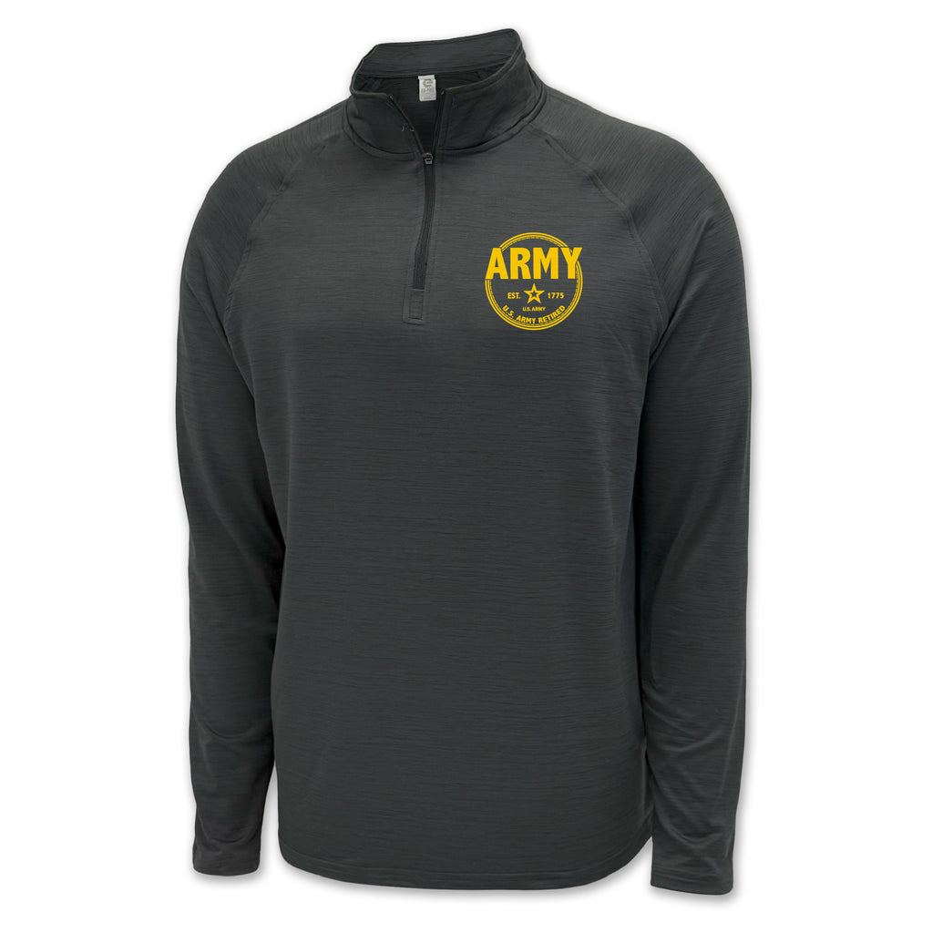 Army Retired Left Chest Performance 1/4 Zip
