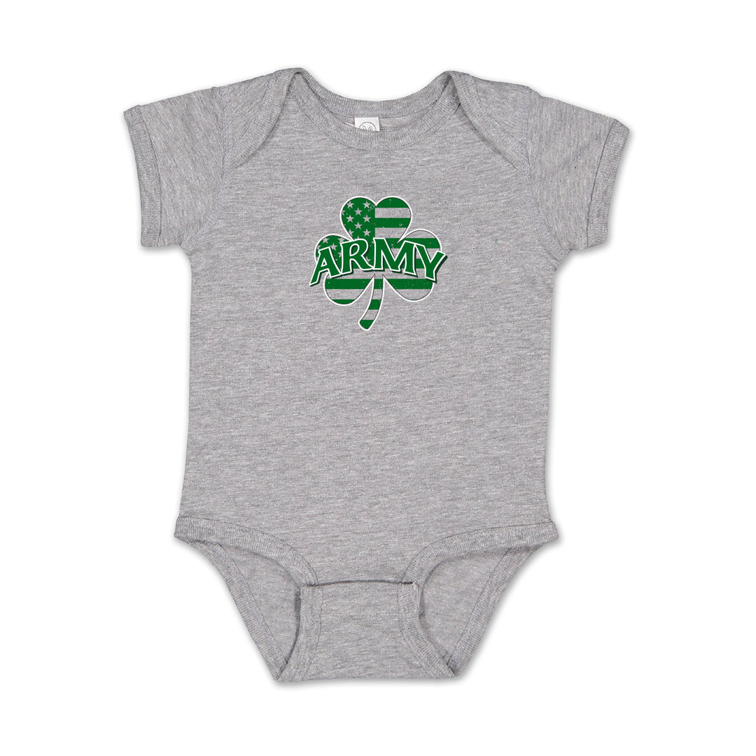Army Shamrock Infant Romper