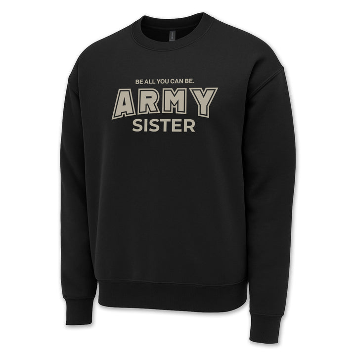 Army Sister Crewneck (Black)