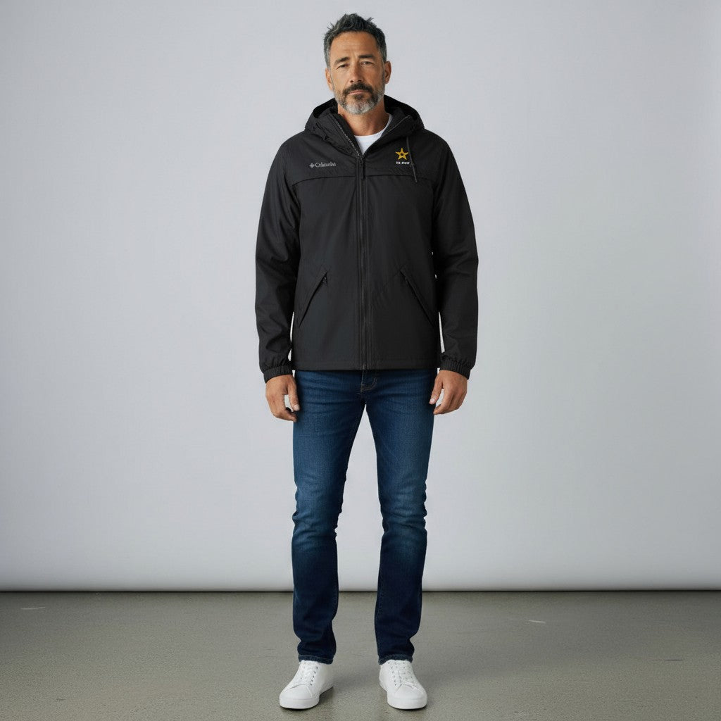 Army Star Columbia Oroville Creek Lined Jacket (Black)*