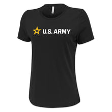 Load image into Gallery viewer, Army Star Ladies Full Chest Logo T-Shirt