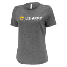 Load image into Gallery viewer, Army Star Ladies Full Chest Logo T-Shirt