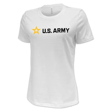 Load image into Gallery viewer, Army Star Ladies Full Chest Logo T-Shirt