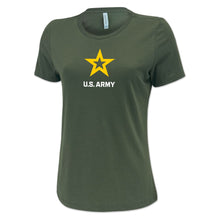 Load image into Gallery viewer, Army Star Ladies Star Logo T-Shirt