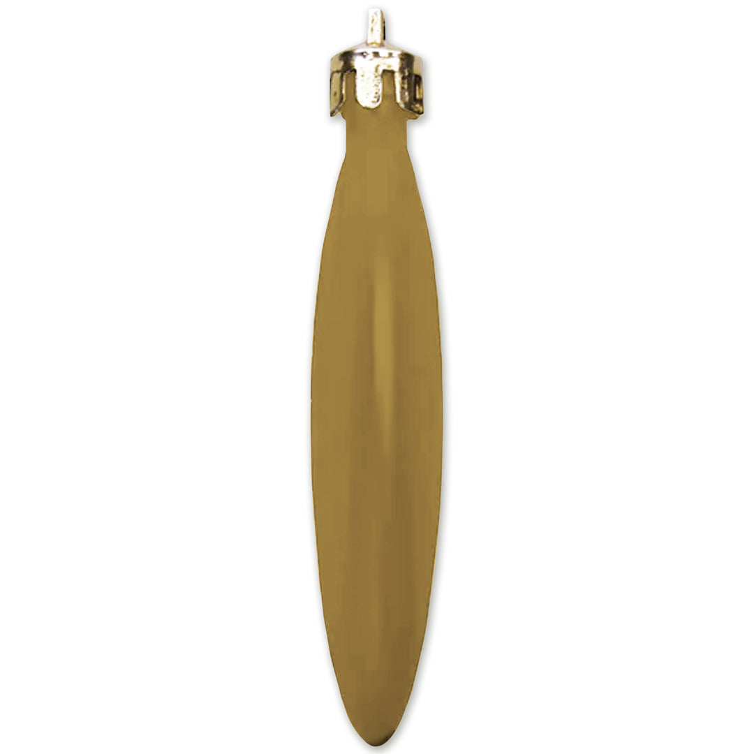 Army Teddy Bear 3" Satin Finish Flat Shatterproof Ornament (Gold)