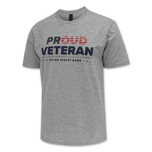 Load image into Gallery viewer, Army Proud Veteran T-Shirt (Grey)
