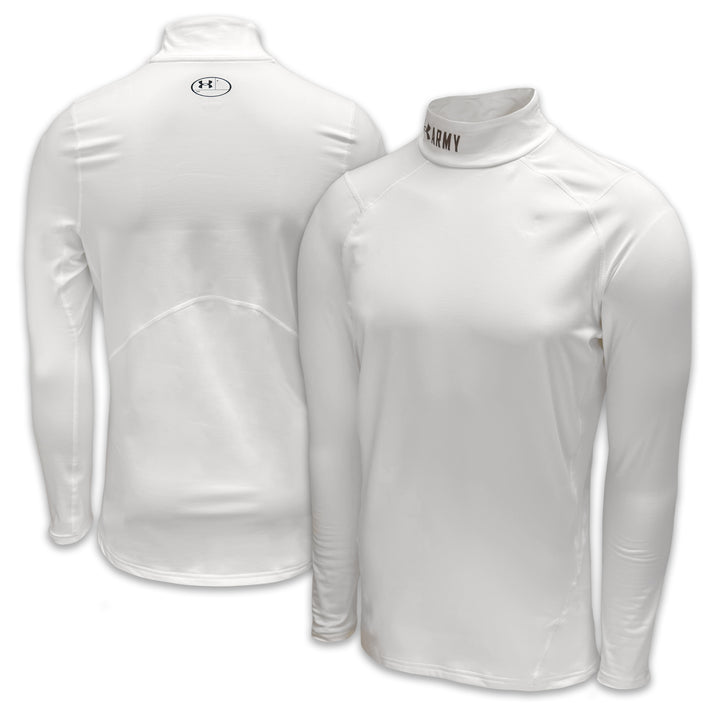 Army Under Armour ColdGear Fitted Mock (White)