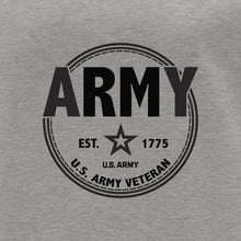Load image into Gallery viewer, Army Veteran Left Chest Crewneck