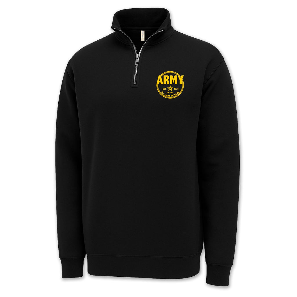 Army Veteran Left Chest 1/4 Zip