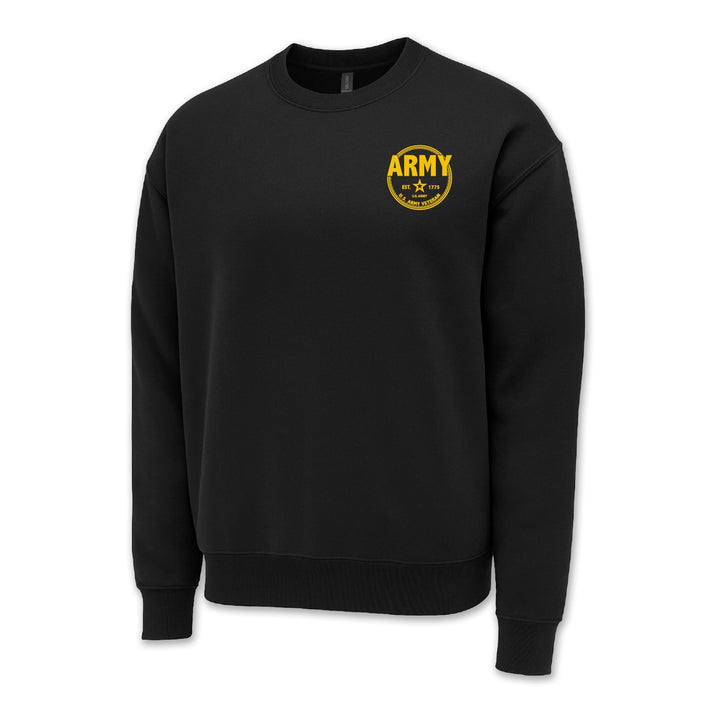 Army Veteran Left Chest Crewneck