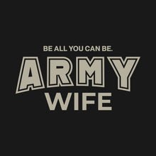 Load image into Gallery viewer, Army Wife Ladies T-Shirt (Black)