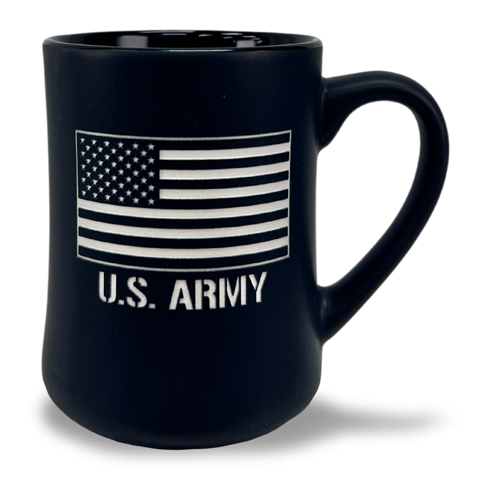 Army American Flag MK Etched Mug (Black)