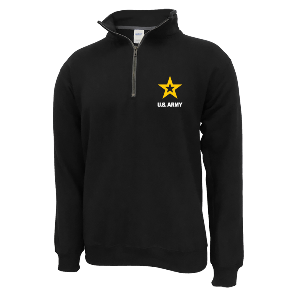 Army Star Left Chest 1/4 Zip