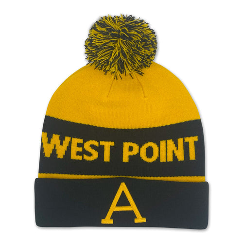 West Point Nike USMA Peak Stripe Benie (Black/Gold)