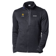Load image into Gallery viewer, Army Star Columbia Sweater Weather Full Zip Fleece Jacket (Black)*