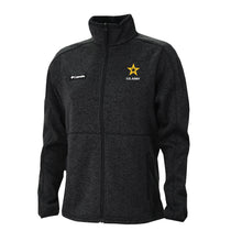 Load image into Gallery viewer, Army Star Columbia Women&#39;s Sweater Weather Fleece Full Zip Jacket (Black)*
