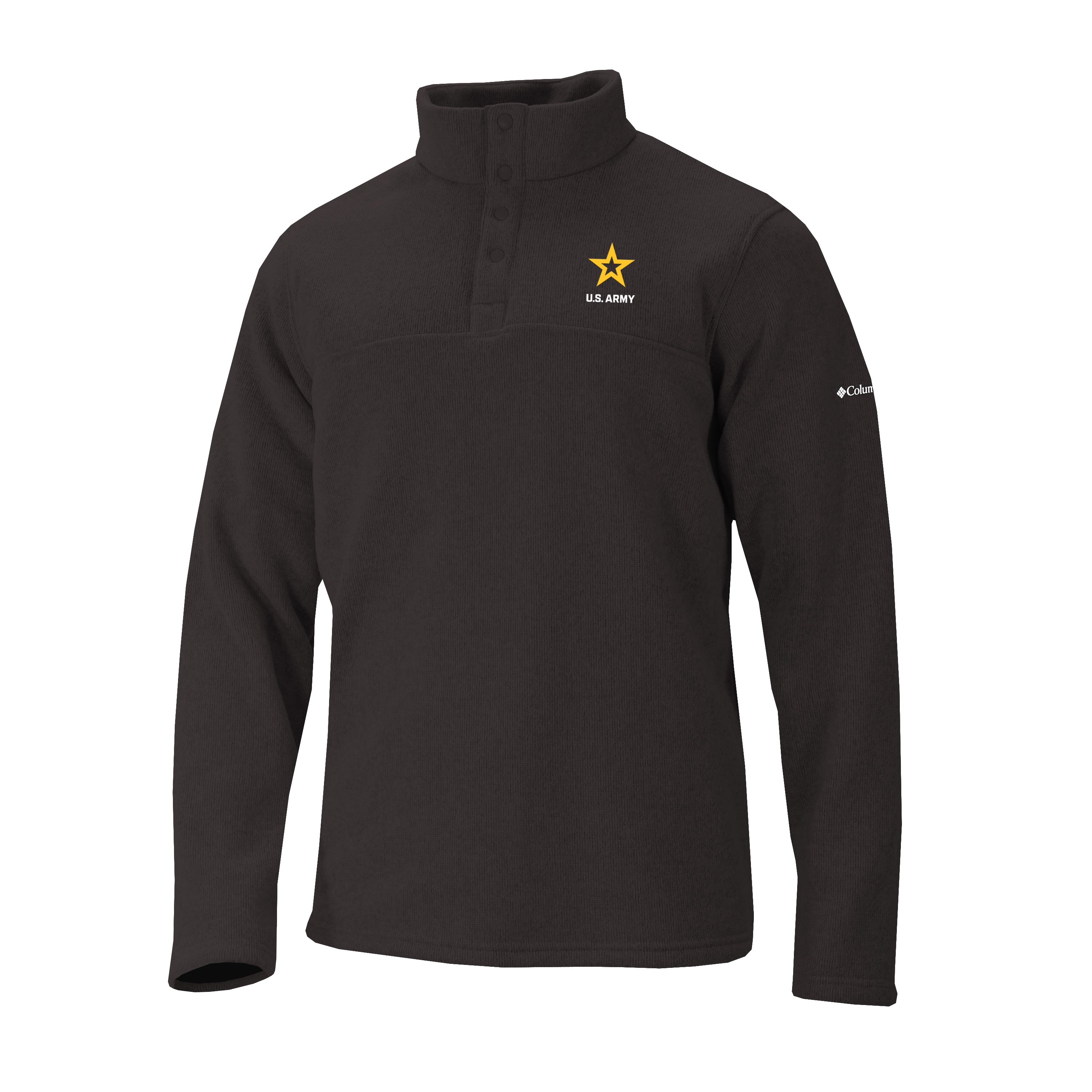 Army Star Columbia Alto Pass Half Snap Pullover (Black)*