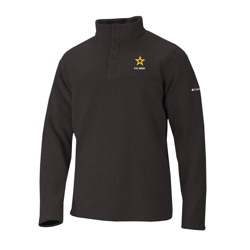 Army Star Columbia Alto Pass Half Snap Pullover (Black)*
