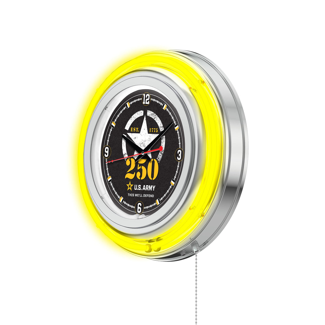 United States Army - 250 Years Double Neon Wall Clock*