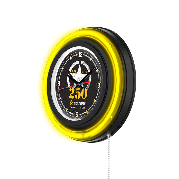 United States Army - 250 Years Double Neon Wall Clock*