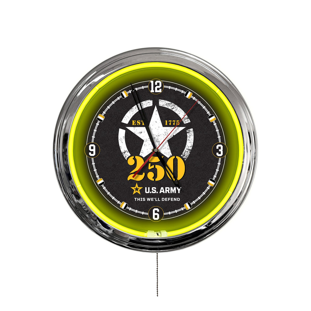 United States Army - 250 Years LED Wall Clock*