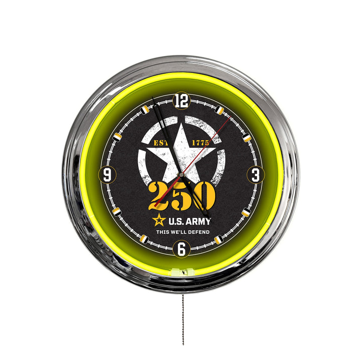 United States Army - 250 Years LED Wall Clock*