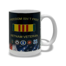Load image into Gallery viewer, Freedom Isn&#39;t Free Vietnam Veteran Mug