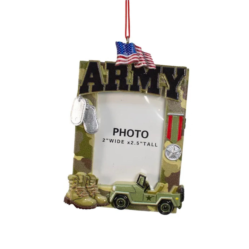 Army Picture Frame Ornament