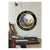 Army Flag With Eagle Indoor Wood Circle Sign (20x20)