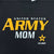 Ladies United States Army Mom Long Sleeve T-Shirt (Black)