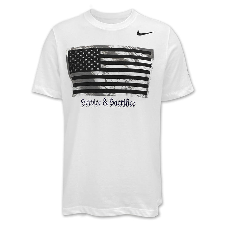 Army Nike 2025 Rivalry Service & Sacrifice Dri-Fit Cotton T-Shirt (White)