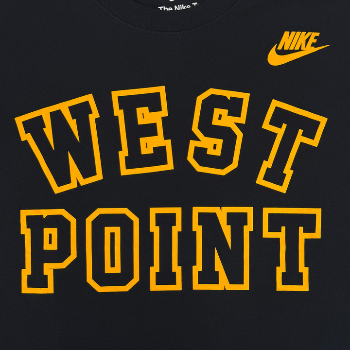 West Point Nike USMA Men's Cotton Long Sleeve T-Shirt (Black)