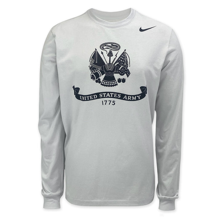 United States Army Nike 2025 Rivalry Cotton Long Sleeve T-Shirt (Photon Dust)