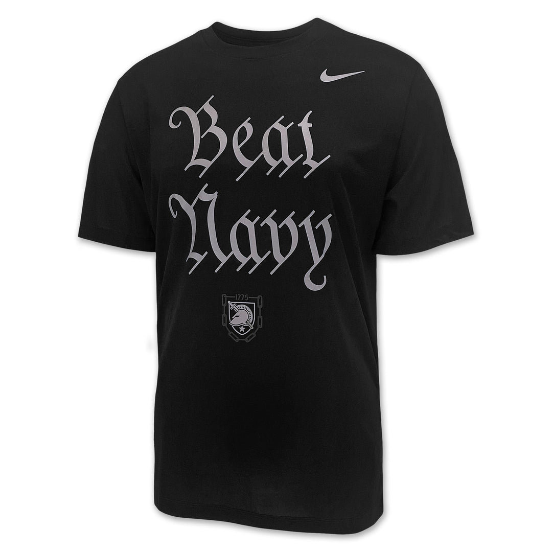 Army Nike 2025 Rivalry Beat Navy Dri-Fit Legend T-Shirt (Black)