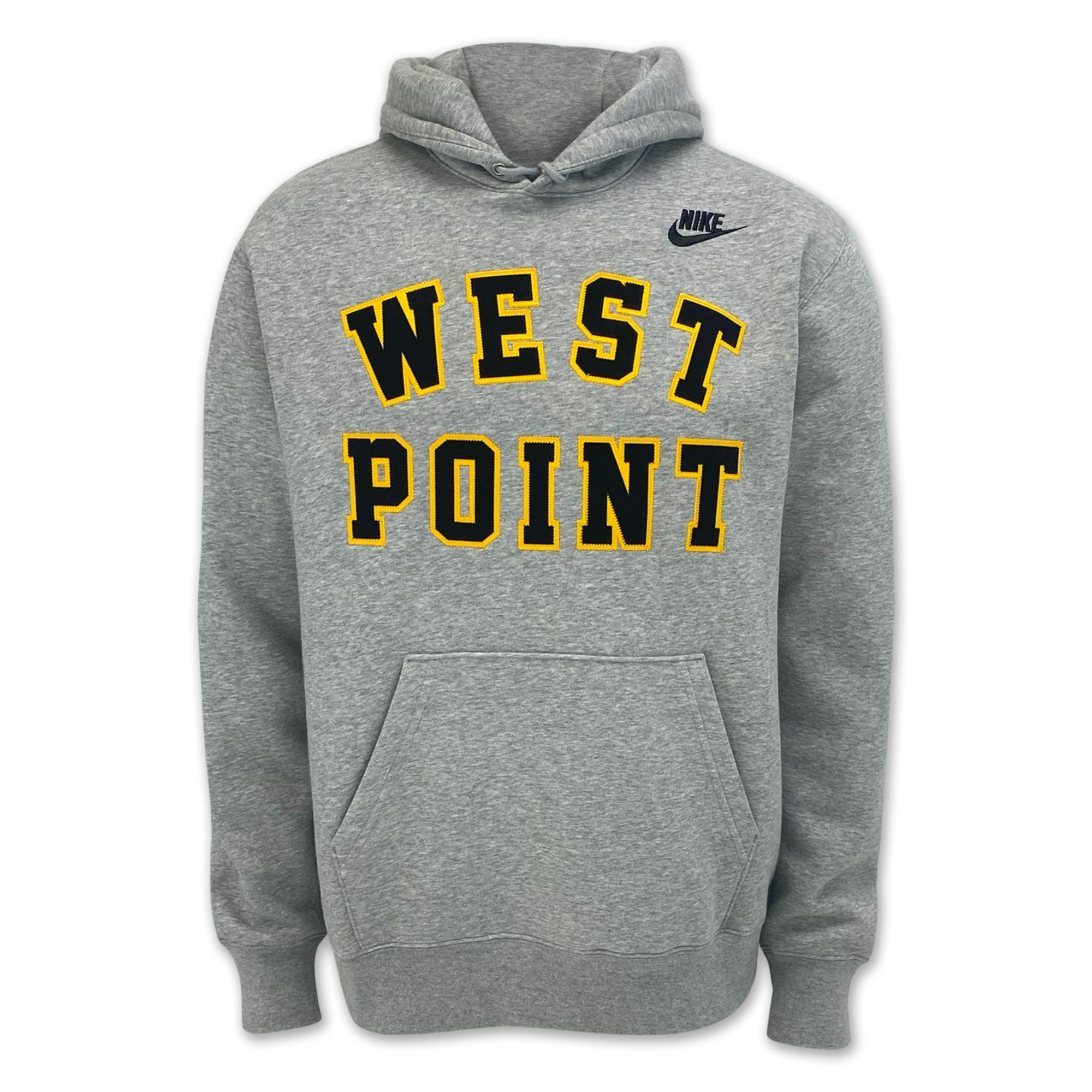 West Point Nike USMA Men's Club Fleece Hood (Grey)